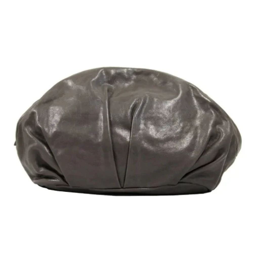 Marni Pre-owned Leather clutches Gray Dames