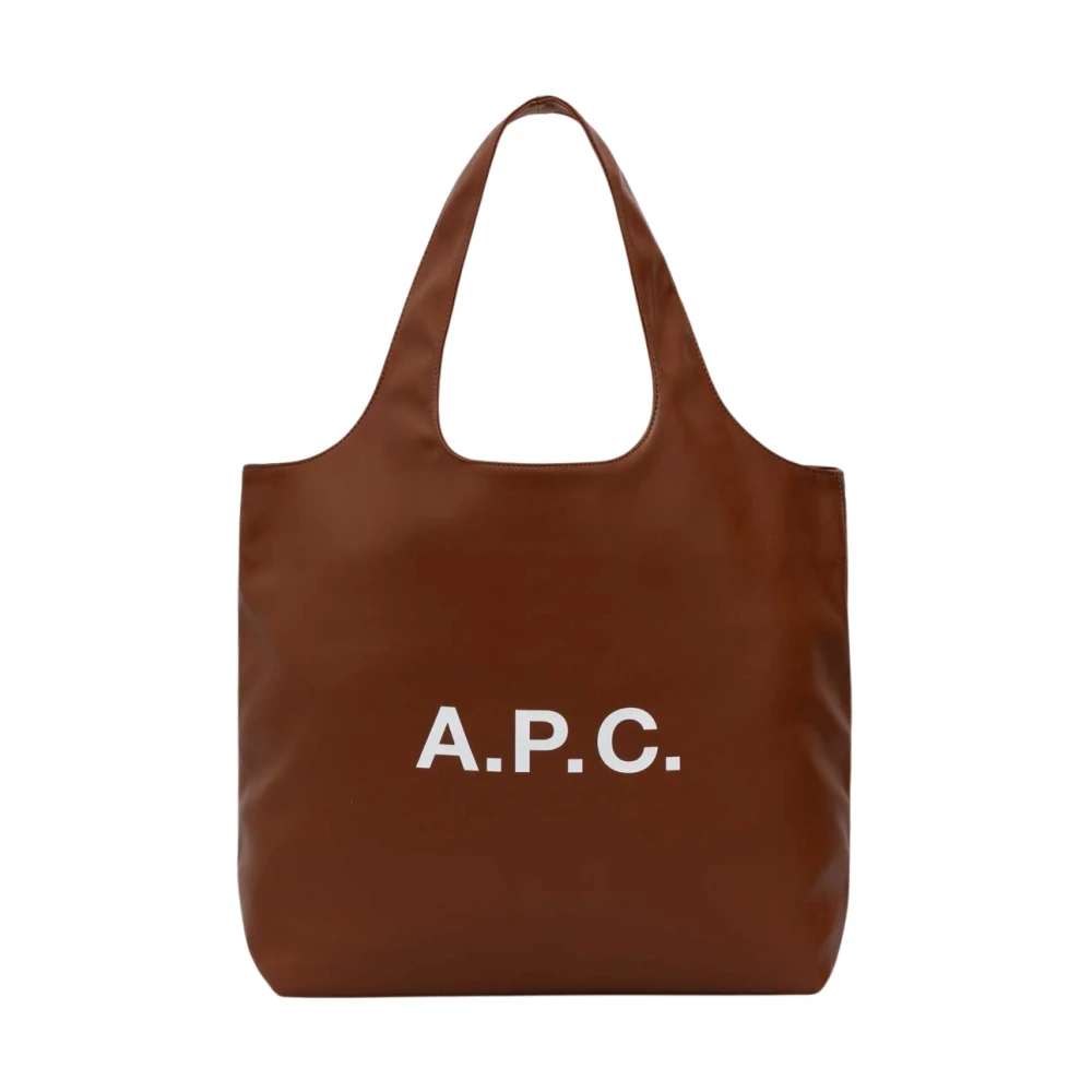 A.p.c. Donna Marrone Borsa Tote Ninon - Immagine 4