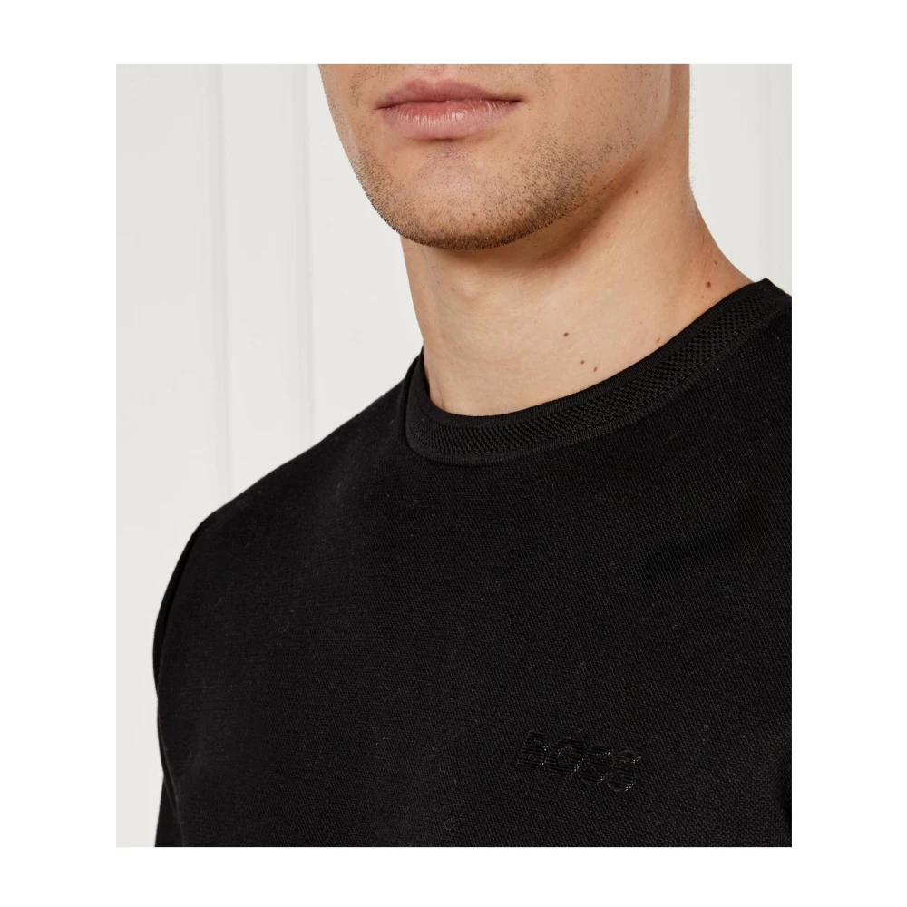 Hugo Boss Slim Fit Sweatshirt Black Heren
