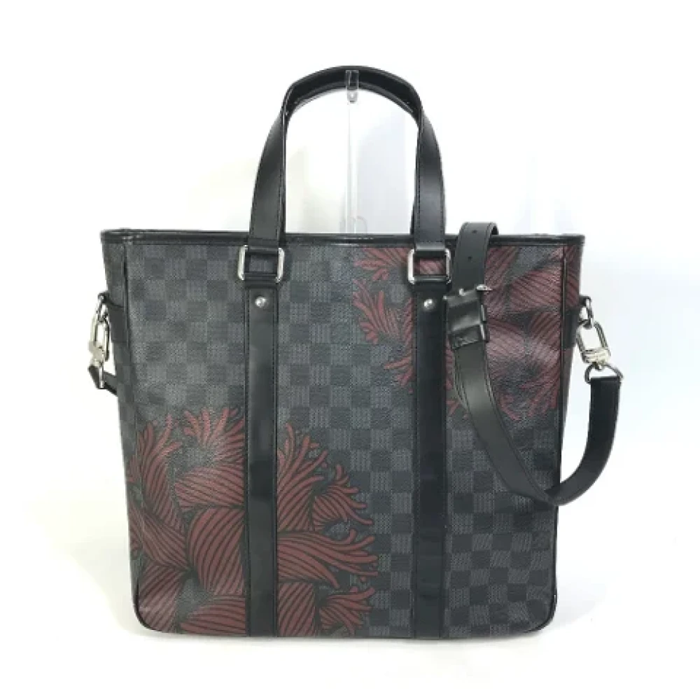 Louis Vuitton Vintage Pre-owned Cotton louis-vuitton-bags Black Dames