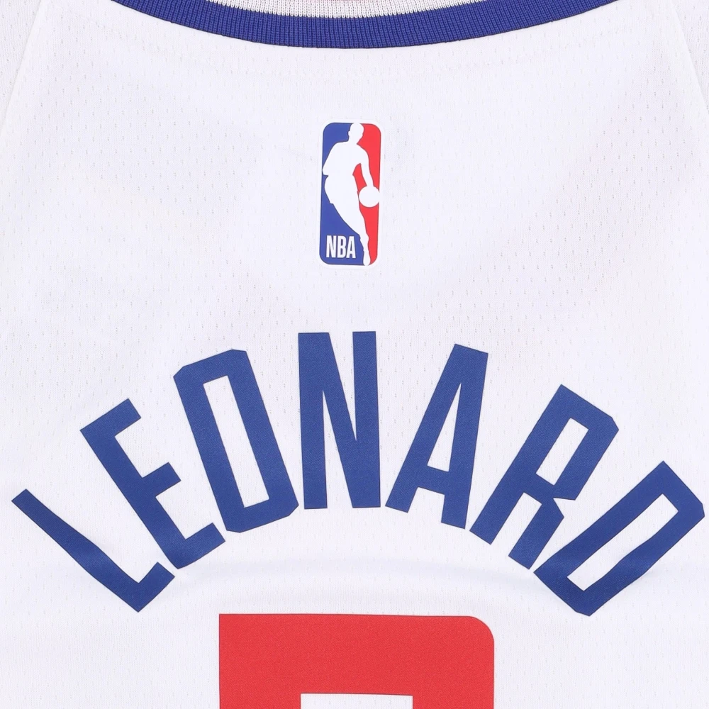 Nike Basketbal Tanktop Swingman Jersey Kawhi Leonard 2022 23 White Heren