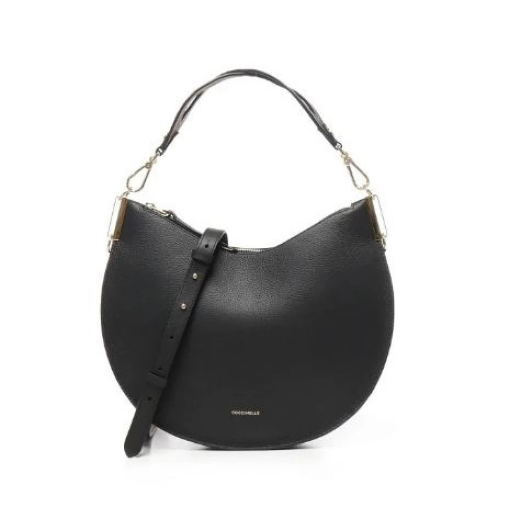 Coccinelle Sunup Medium Hobo Bag - Female - Shoulder Bags - Black - One Size - Bags - Image 3