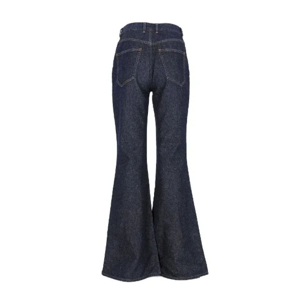 Chloé Pre-owned Cotton jeans Blue Dames