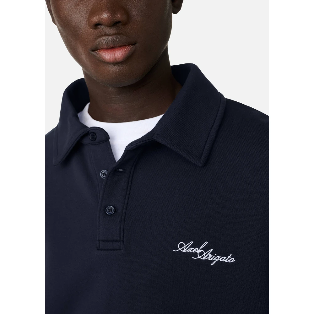 Axel Arigato Bae Polo Sweatshirt Blue Heren
