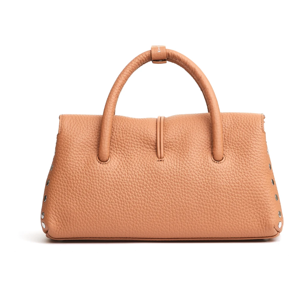 Zanellato Luxe Marrone Handtas Verhoog Stijl Brown Dames