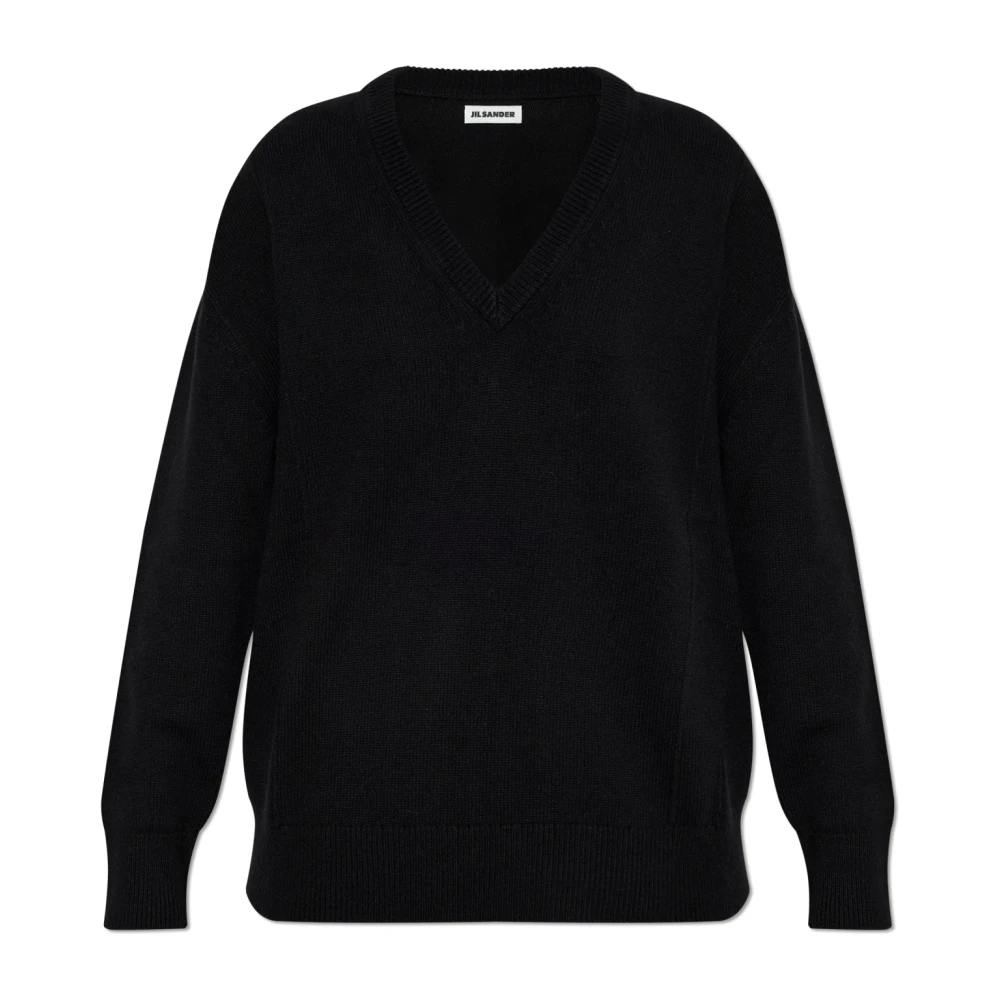 Jil Sander Svart Ulltröja