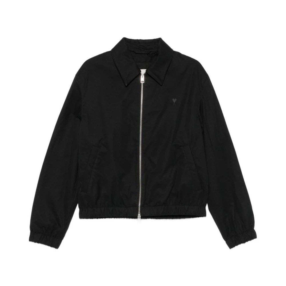 Ami Paris Uomo Nero Giacche, L, New,