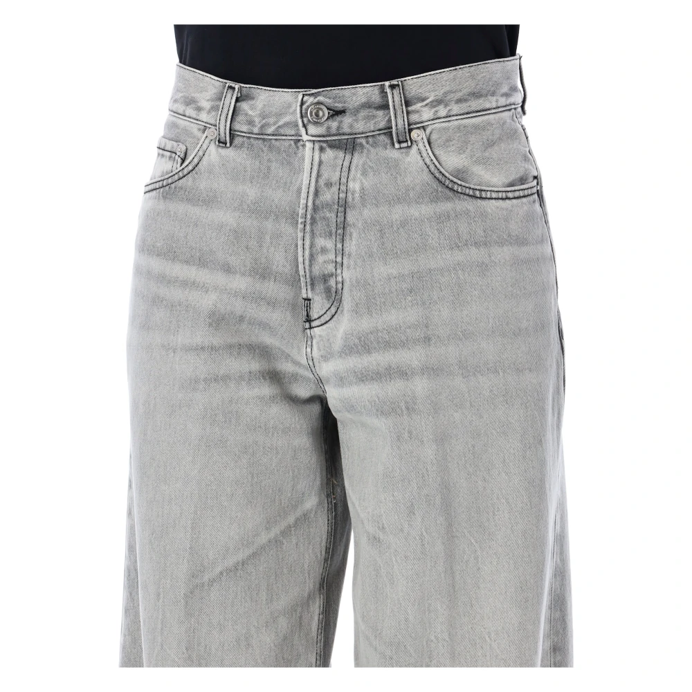 Haikure High-Waisted Ultra-Wide-Leg Jeans Gray Dames