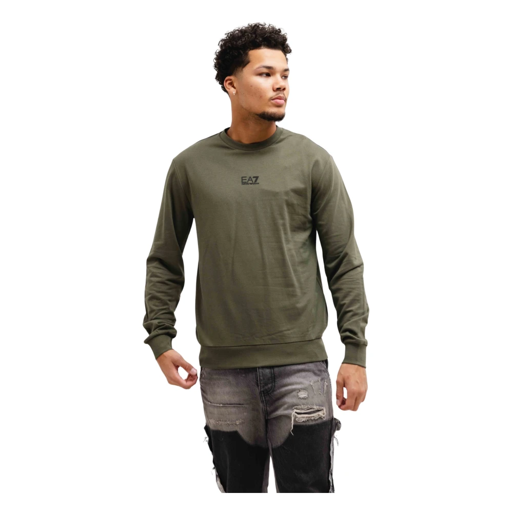 Emporio Armani Trendy Sweater voor Heren Groen Green Heren