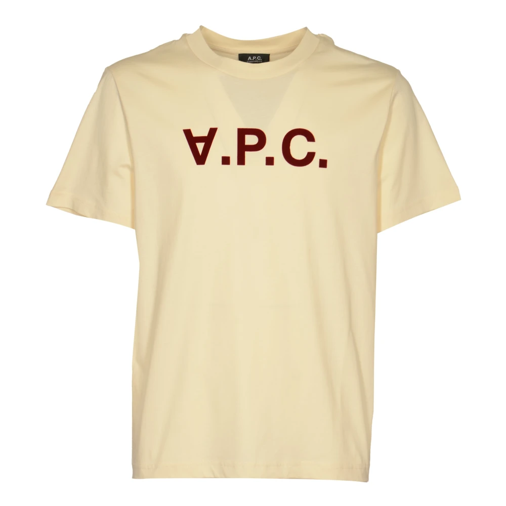 A.p.c. Standard Grand VPC T-shirts en Polos Beige Heren