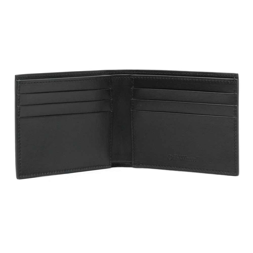 Off White Stijlvolle Bifold Portemonnee Black Heren