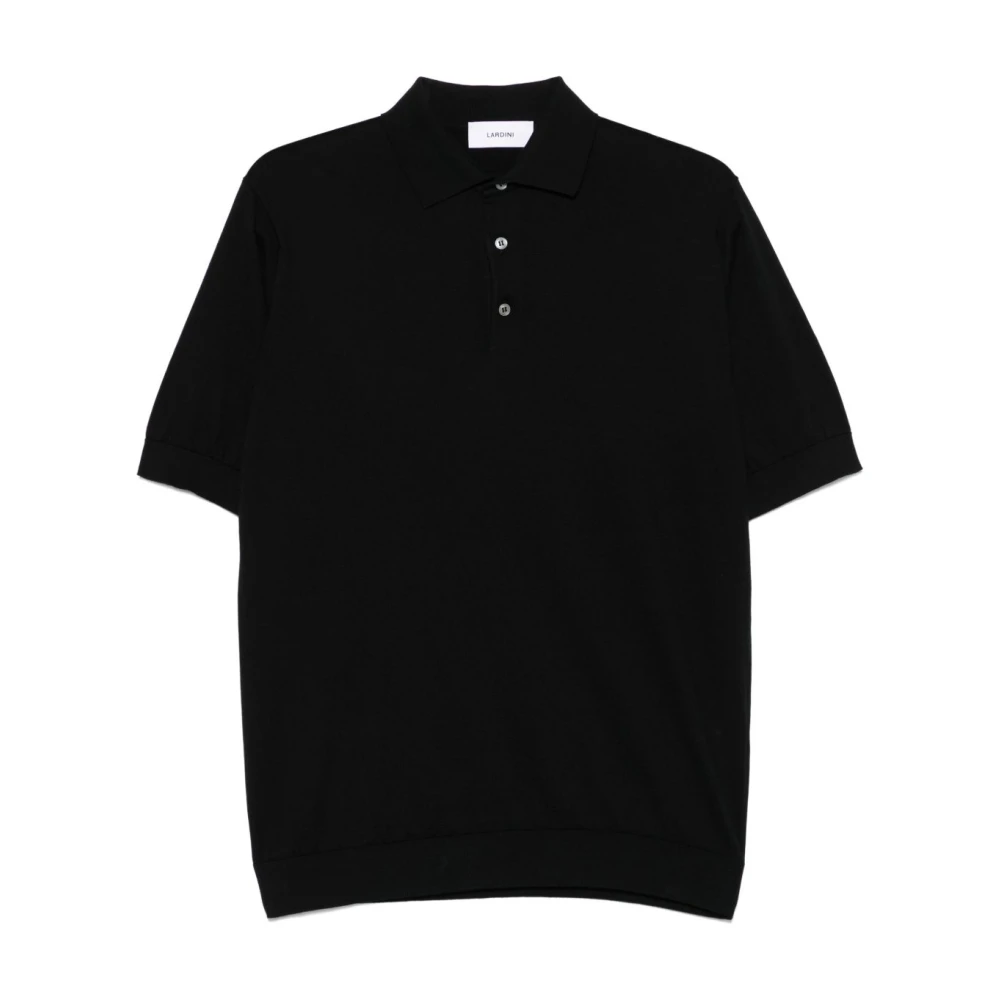 Lardini Zwarte T-shirts en Polos Black Heren