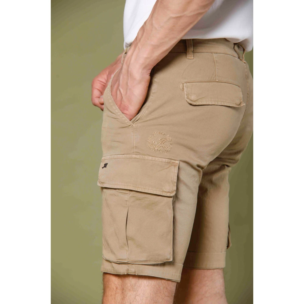 Mason's Cargo Bermuda Shorts voor Mannen Beige Heren