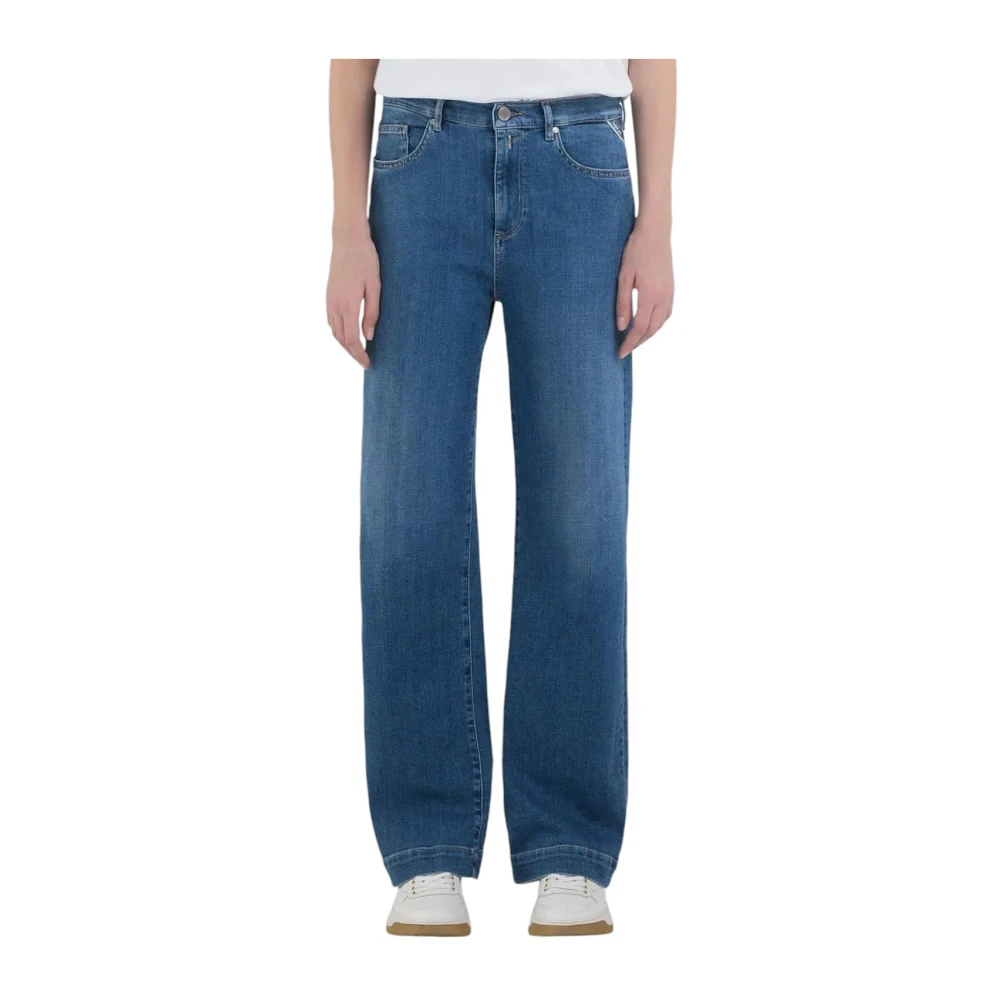 Replay Donkerblauwe Denim Jeans Blue Dames
