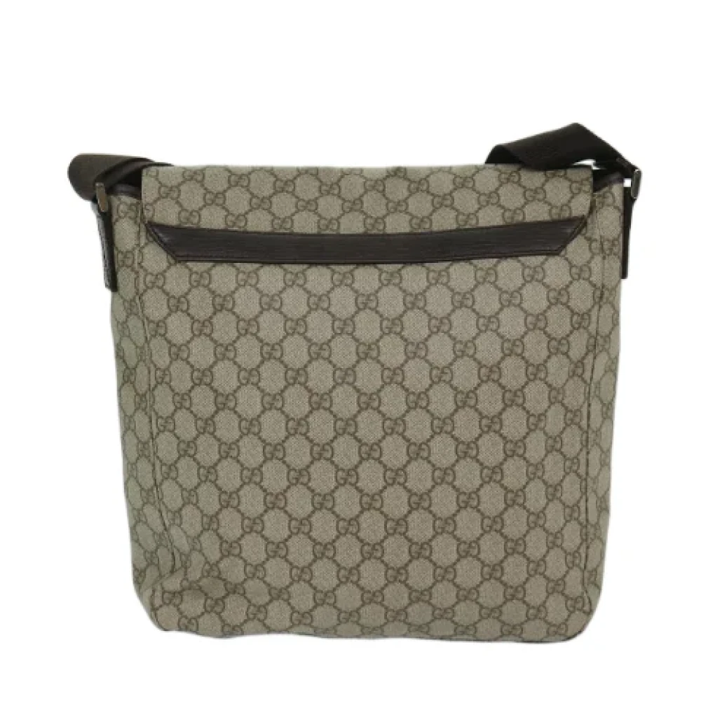 Gucci Vintage Pre-owned Canvas gucci-bags Beige Dames