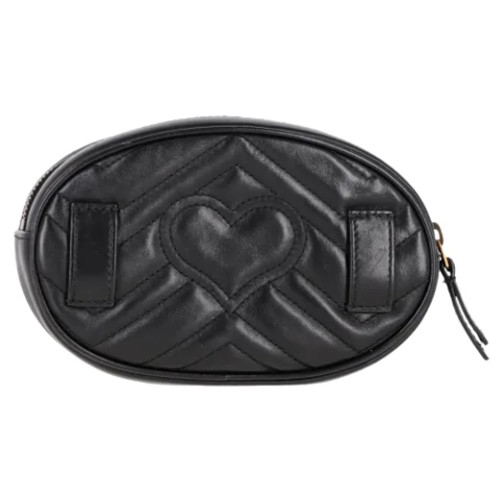 Gucci Vintage Pre-owned Leather handbags Black Dames