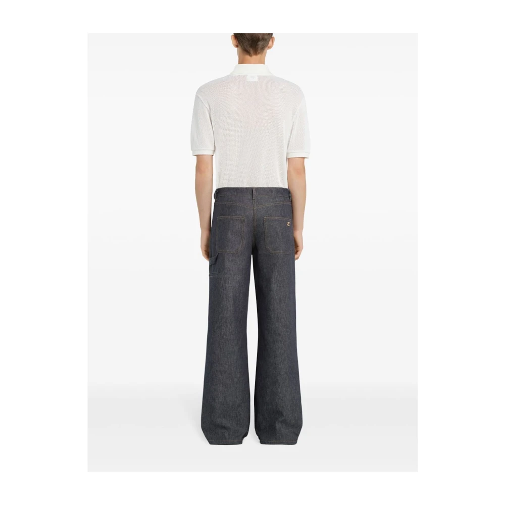 Courrèges Witte T-shirts en Polos White Heren