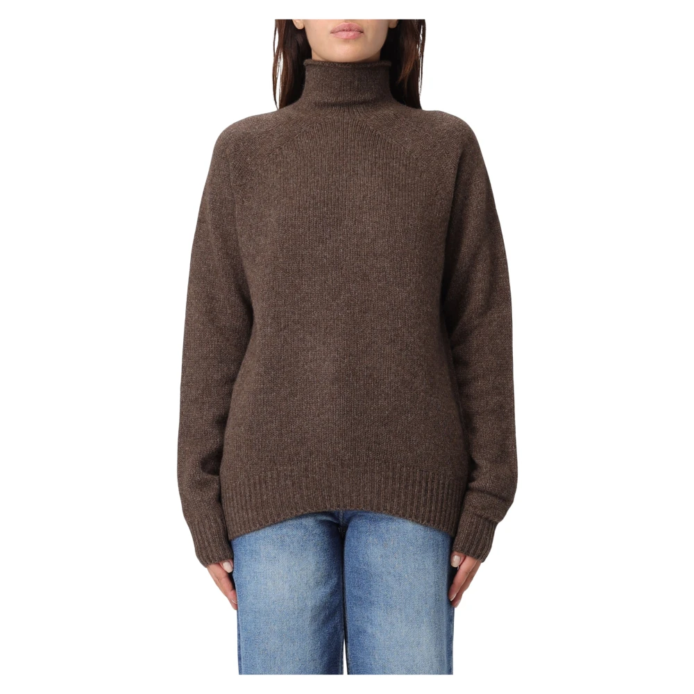 A.p.c. Women's Brown Turtlenecks, M, Stylish Roxy Jumpers For