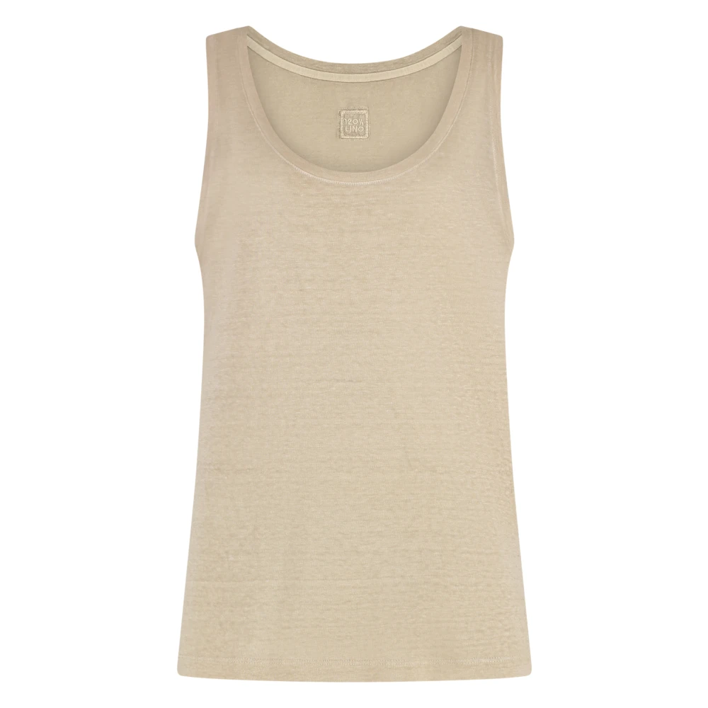 Tops > Sleeveless Tops - - 120% Lino - Modalova