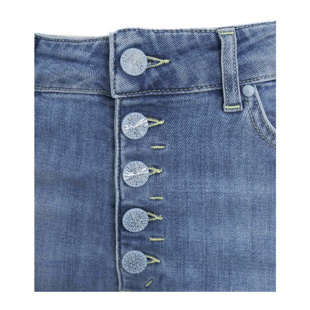 Dondup Jeans met glitterdetails Blue Dames