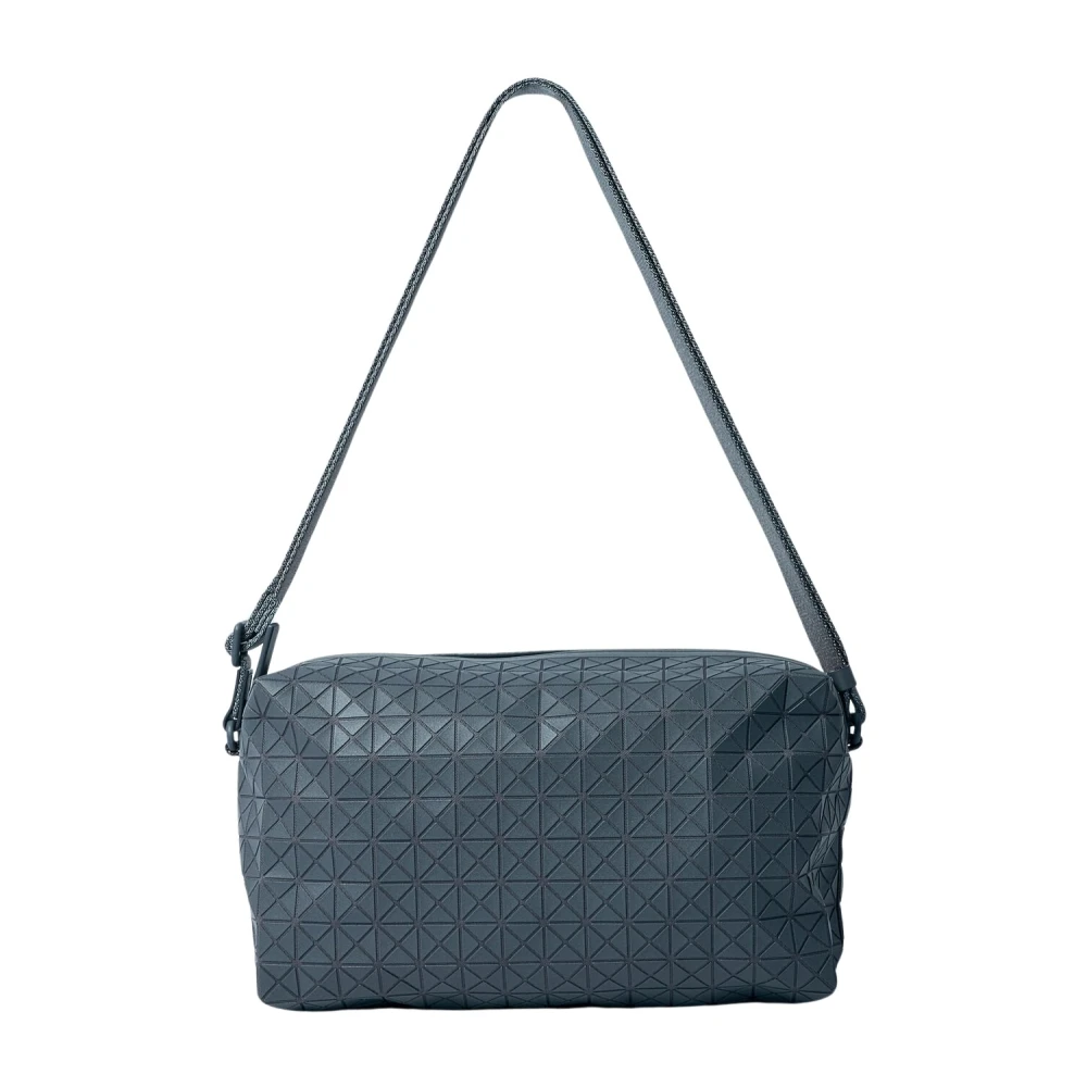 Issey Miyake Geometrische Tegels Crossbody Tas Gray Heren