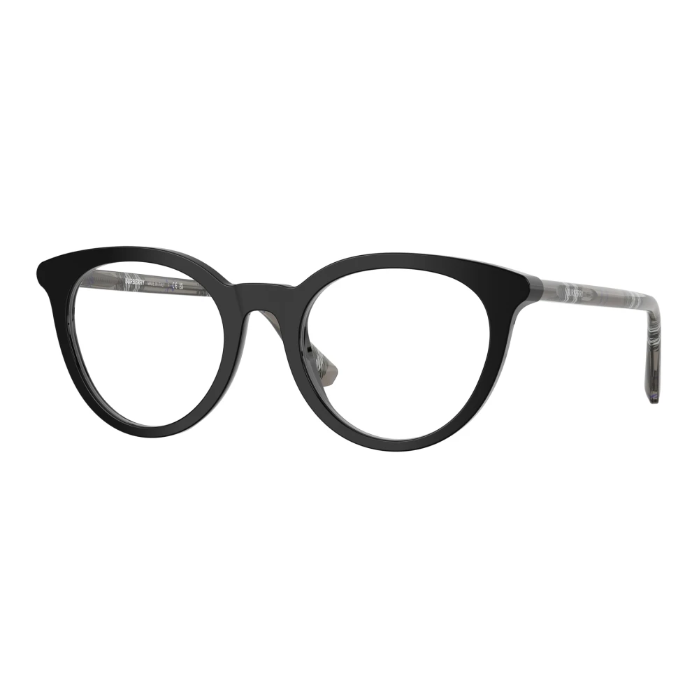 Burberry Black Be2429 4165 Woman Optical Frames Acetate Round Normal - Image 3