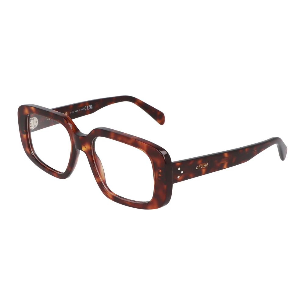 Celine Vierkante montuur bril Brown Unisex