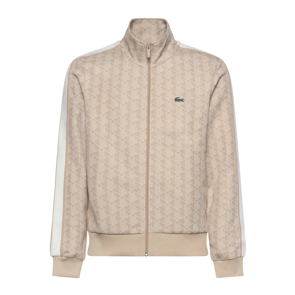 Lacoste Uomo Beige Felpe, M, New,