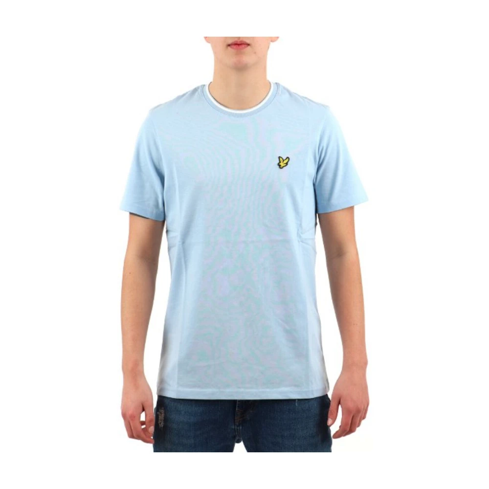 Lyle & Scott Klassiek T-shirt voor lente zomer Blue Heren