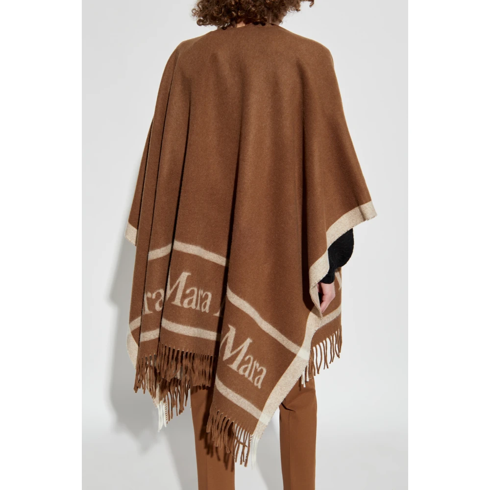 Max Mara Poncho Hilde Brown Dames