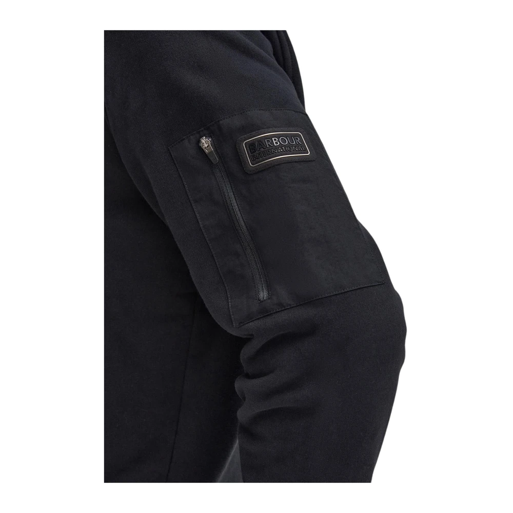 Barbour Grip Crew Neck Sweatshirt Zwart Black Dames
