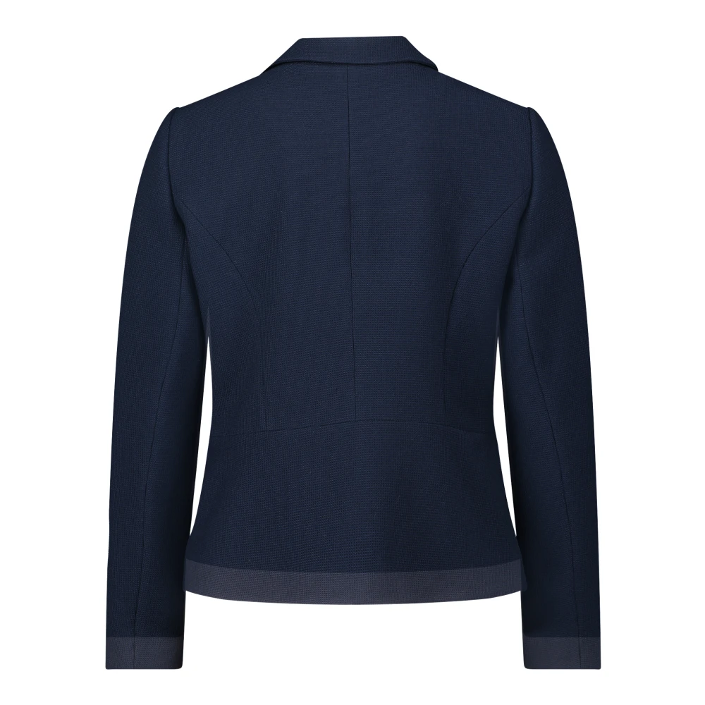 Betty Barclay Getailleerde Blazer Lange Mouw Blue Dames