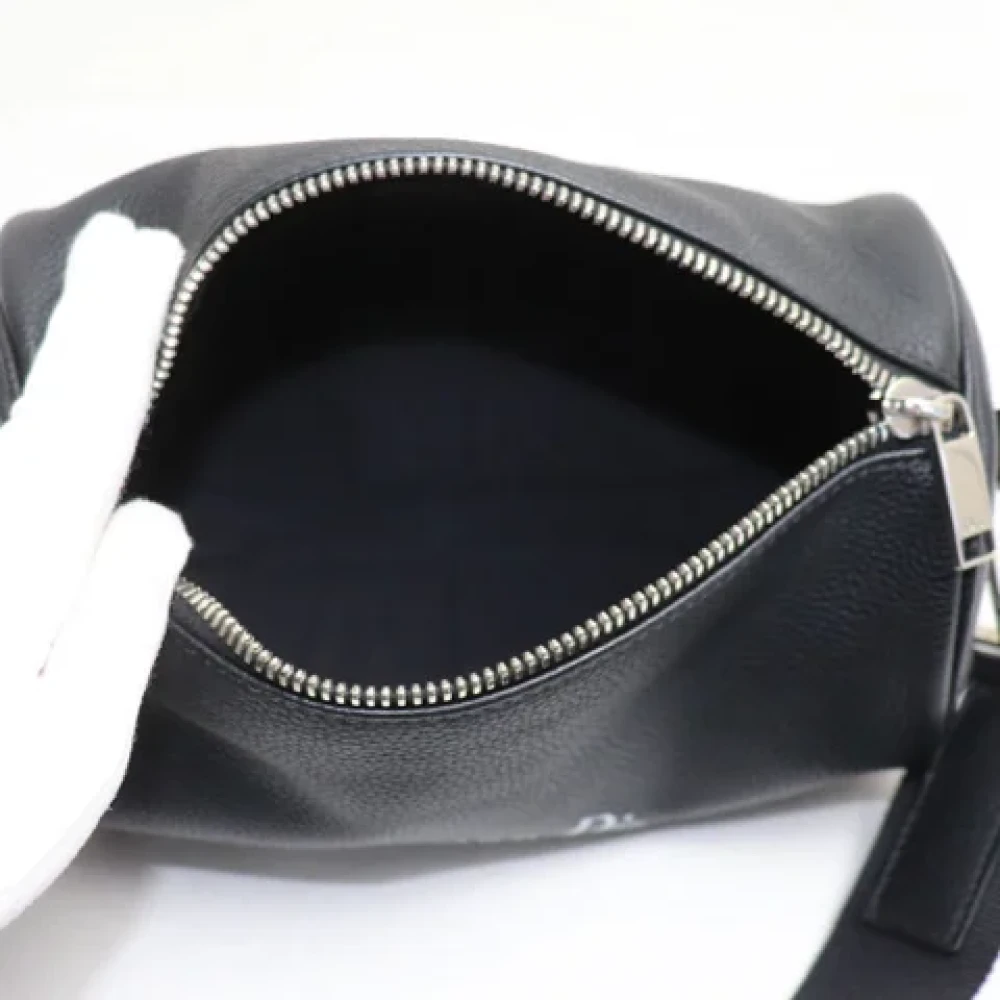 Dior Vintage Pre-owned Leather totes Black Dames