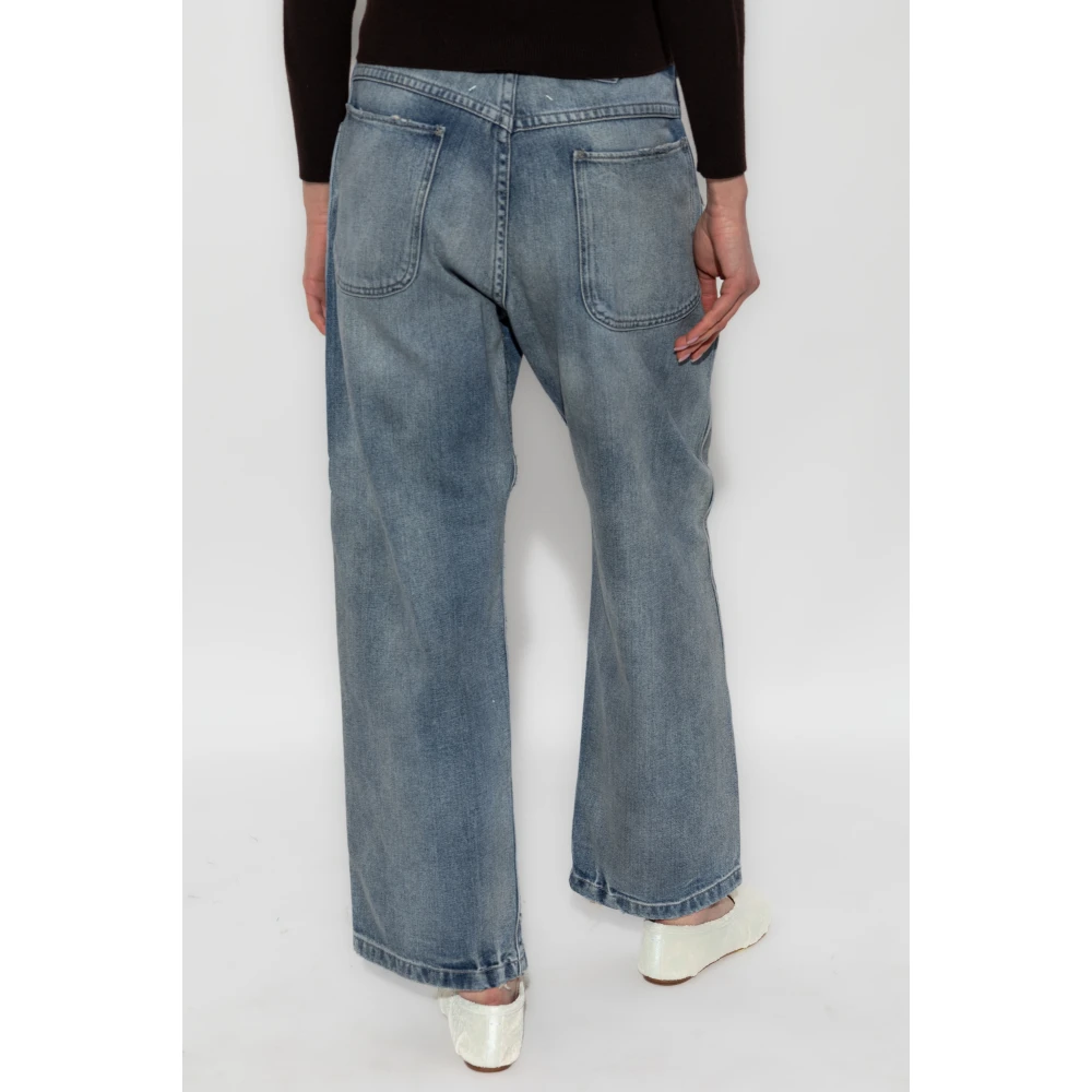 Maison Margiela Jeans met vintage effect Blue Dames