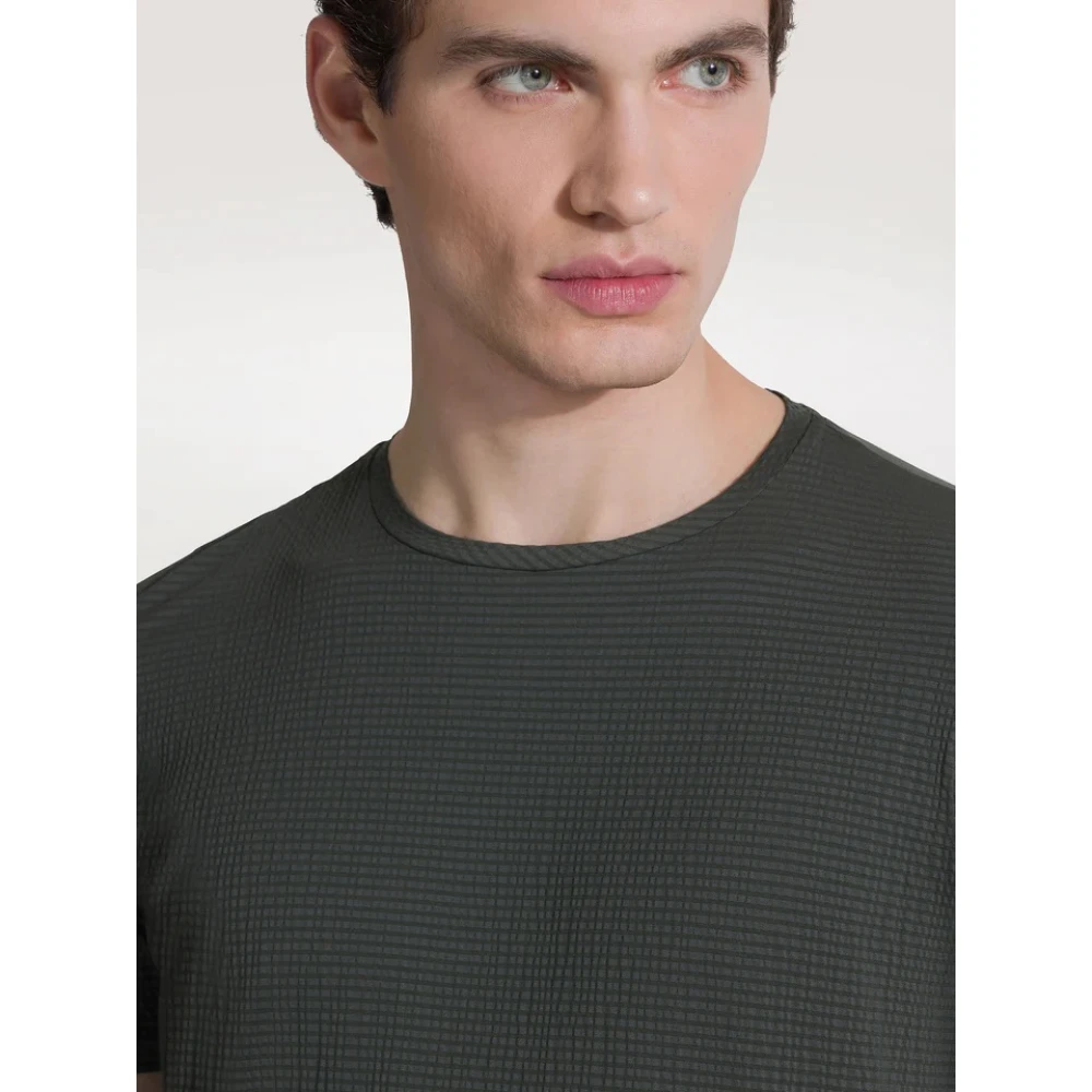 RRD Seersucker Technical T-shirt Green Heren