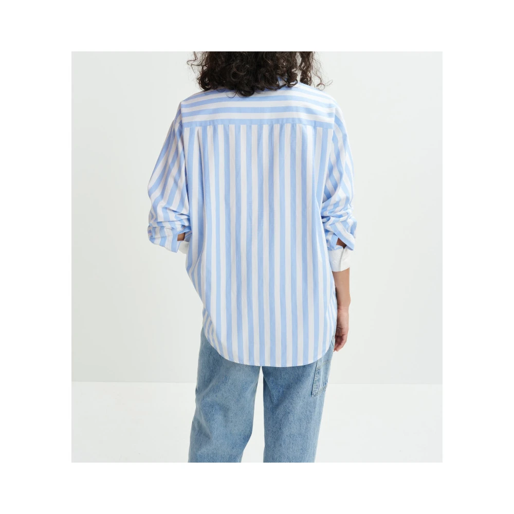 Essentiel Antwerp Halibut Overhemd met puntkraag Blue Dames