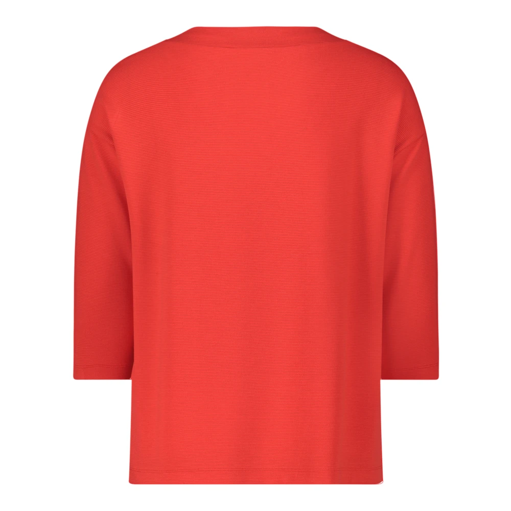 Betty Barclay Sweatshirt met hoge kraag Red Dames