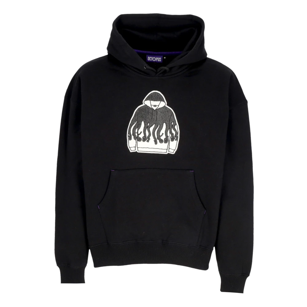 Octopus Iconische Zwarte Hoodie Sweatshirt Black Heren