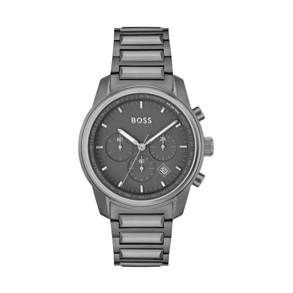 Hugo Men's Gray Stainless Steel Dress Watch
