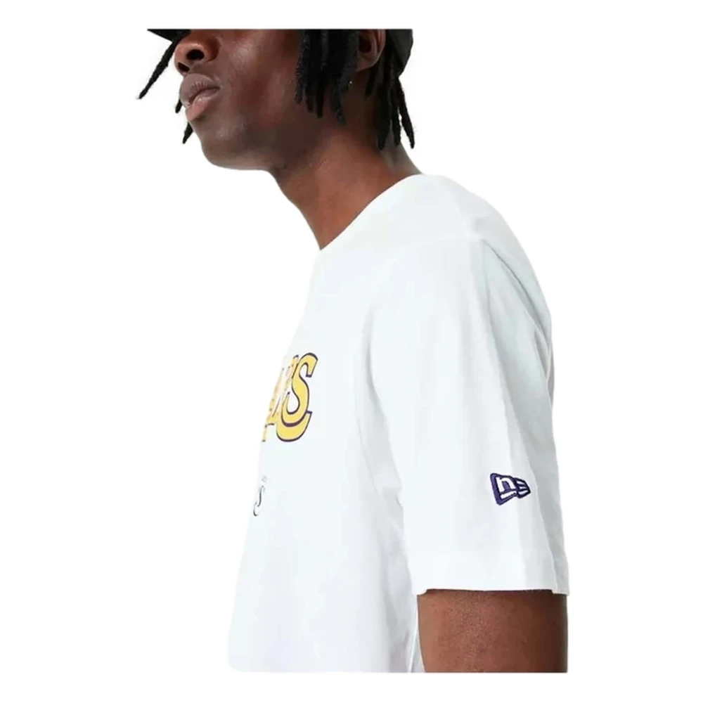new era NBA Team Logo T-shirt White Heren