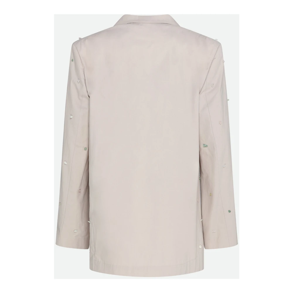 Alysi Roze Blazer met Kleurrijke Details Pink Dames