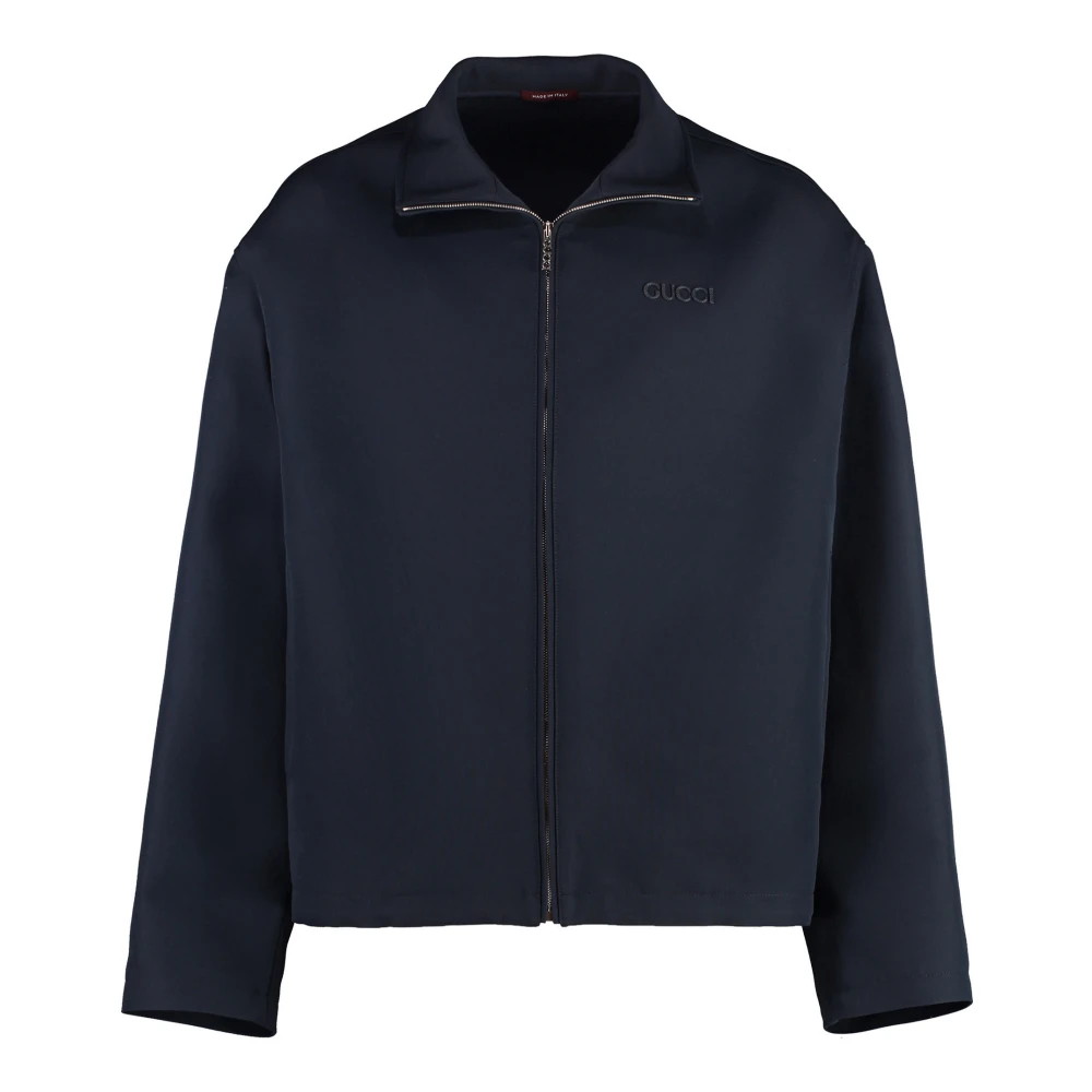 Gucci Blue Light Jackets, Male, L, Wool Blend Jacket