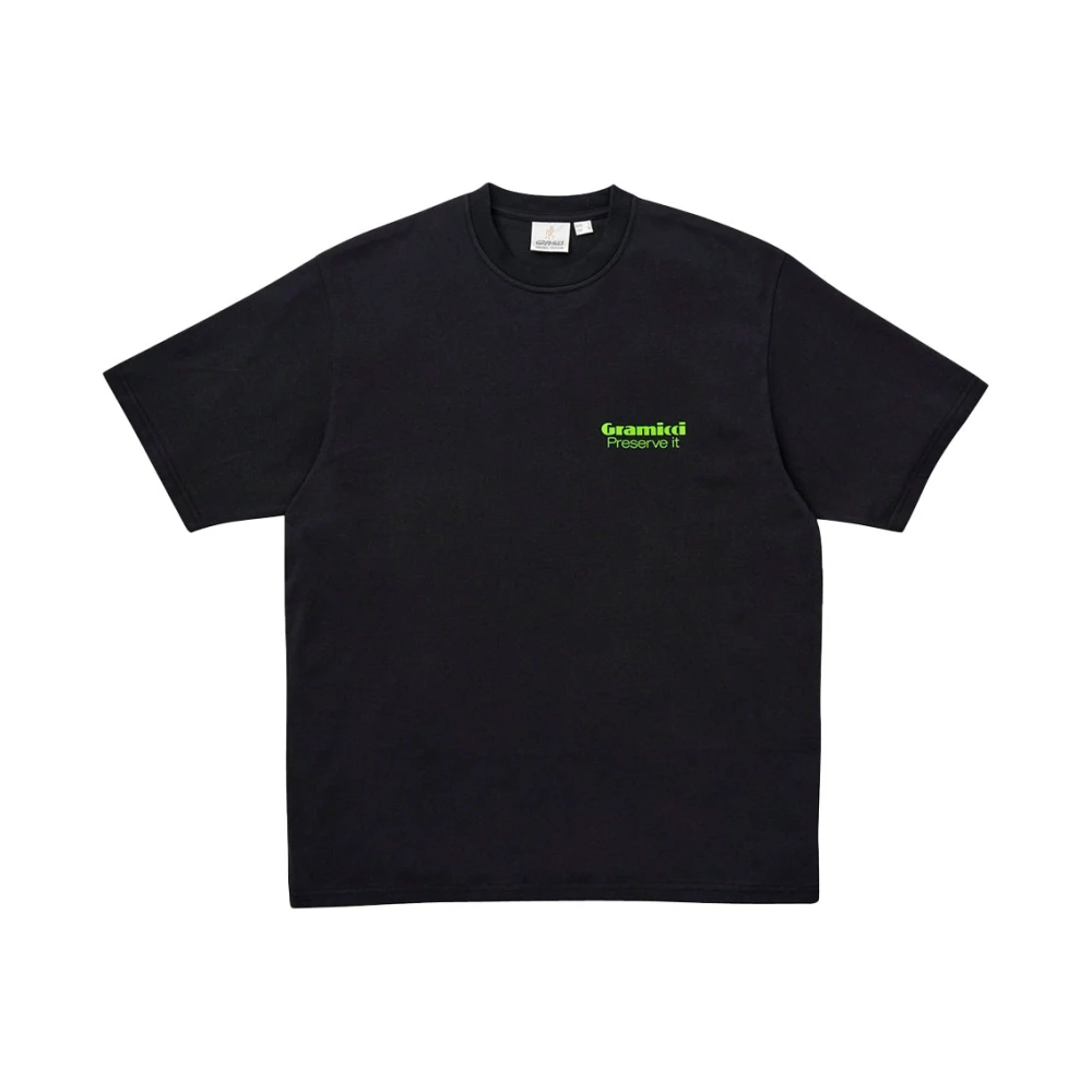Gramicci Biologisch Katoenen Eendprint T-shirt Black Heren