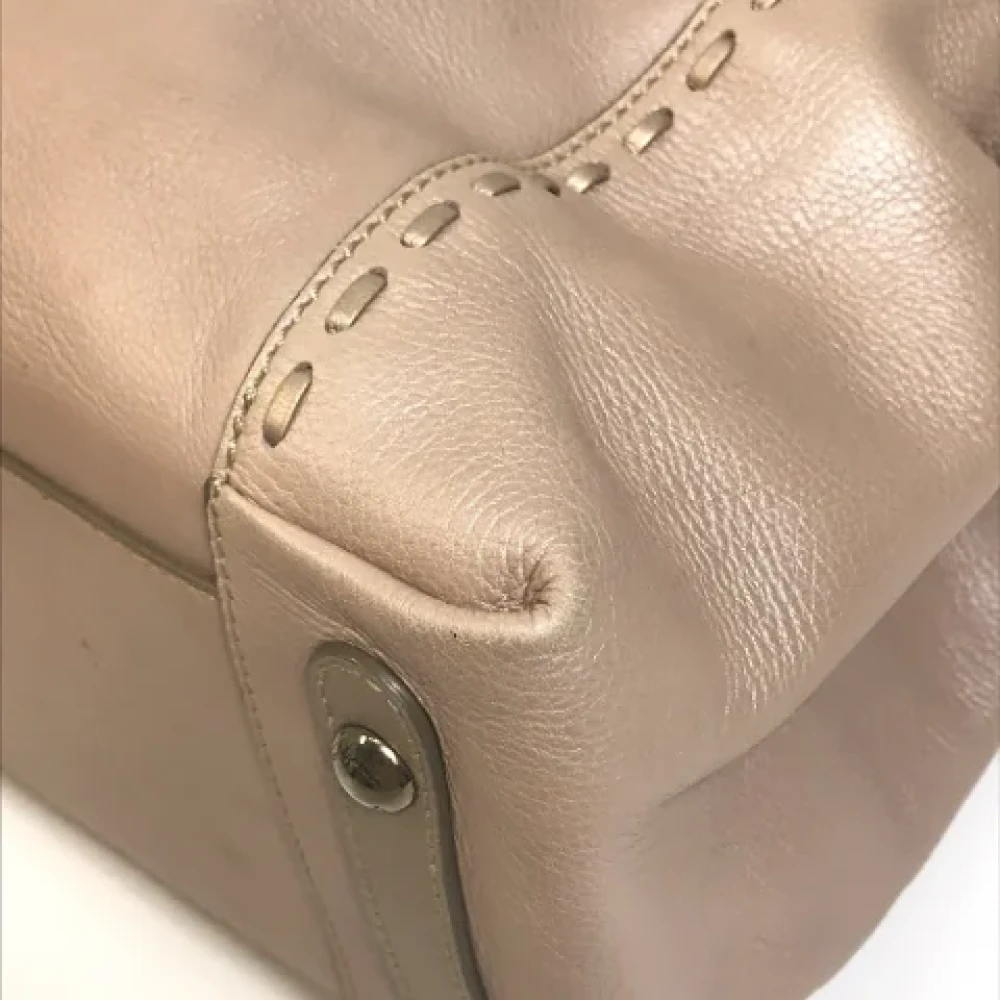 Salvatore Ferragamo Pre-owned Leather handbags Pink Dames
