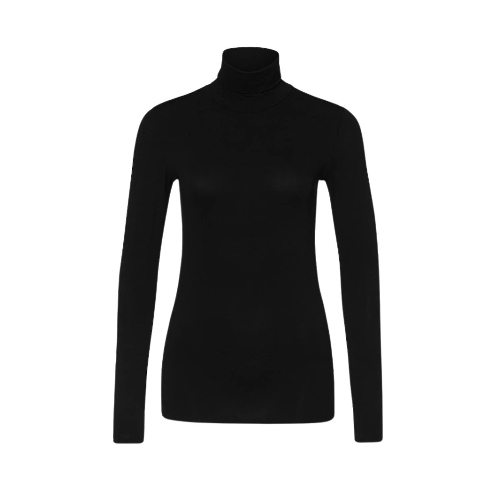 Marc Cain Women's Black Elegant Turtleneck Jumper - Turtlenecks - Xs - Knitwear