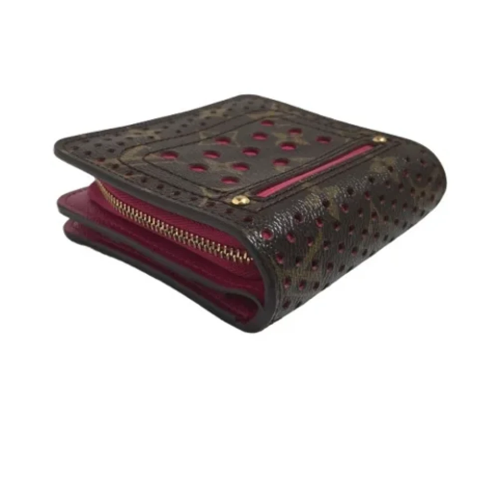 Louis Vuitton Vintage Pre-owned Fabric wallets Brown Dames