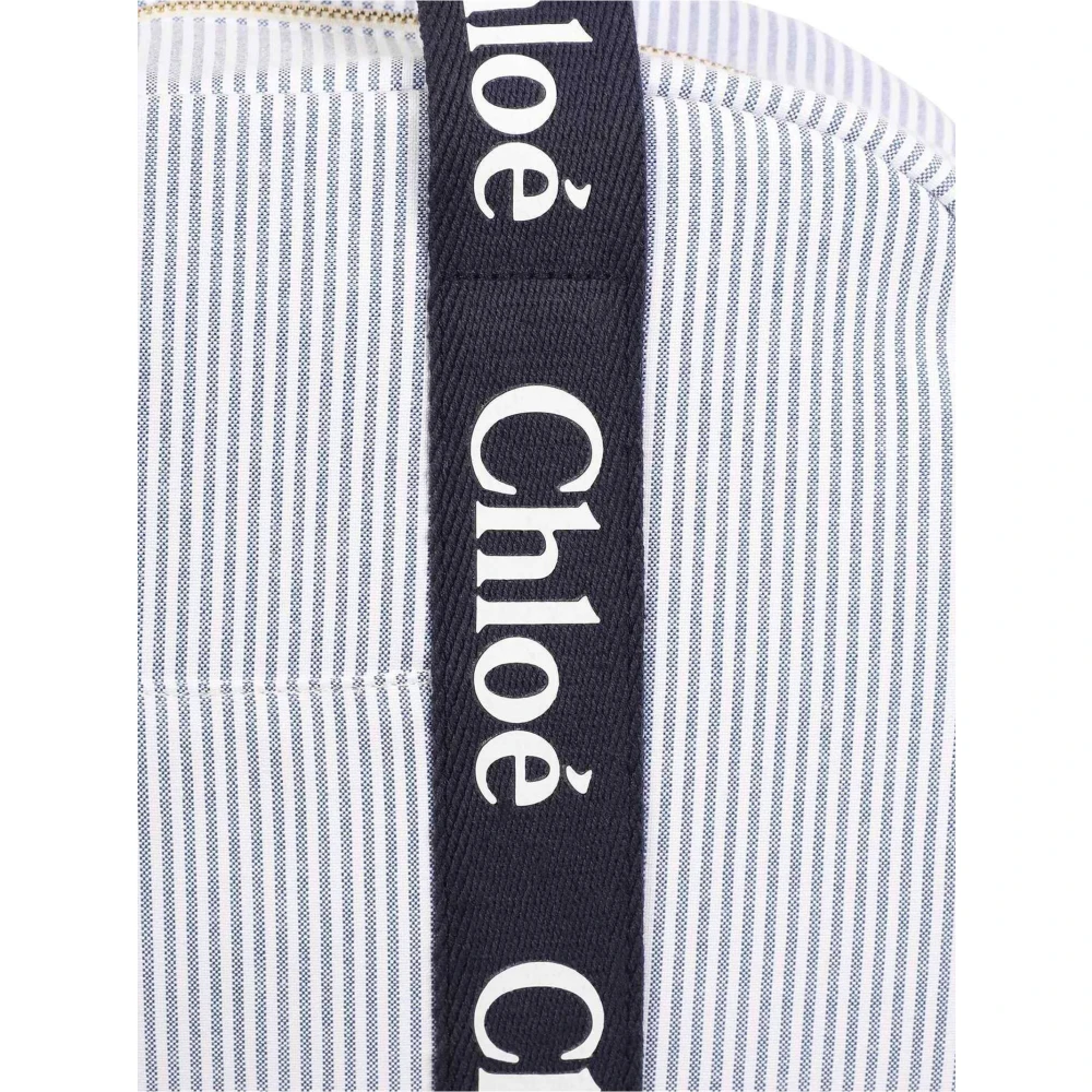 Chloé Blauwe Gestreepte luiertas Blue Dames