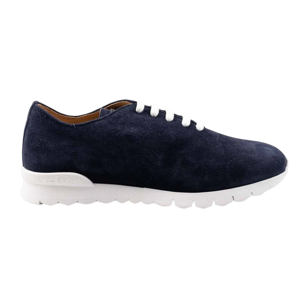 Kiton Ksz10 Sneakers Heren Schoenen Blauw