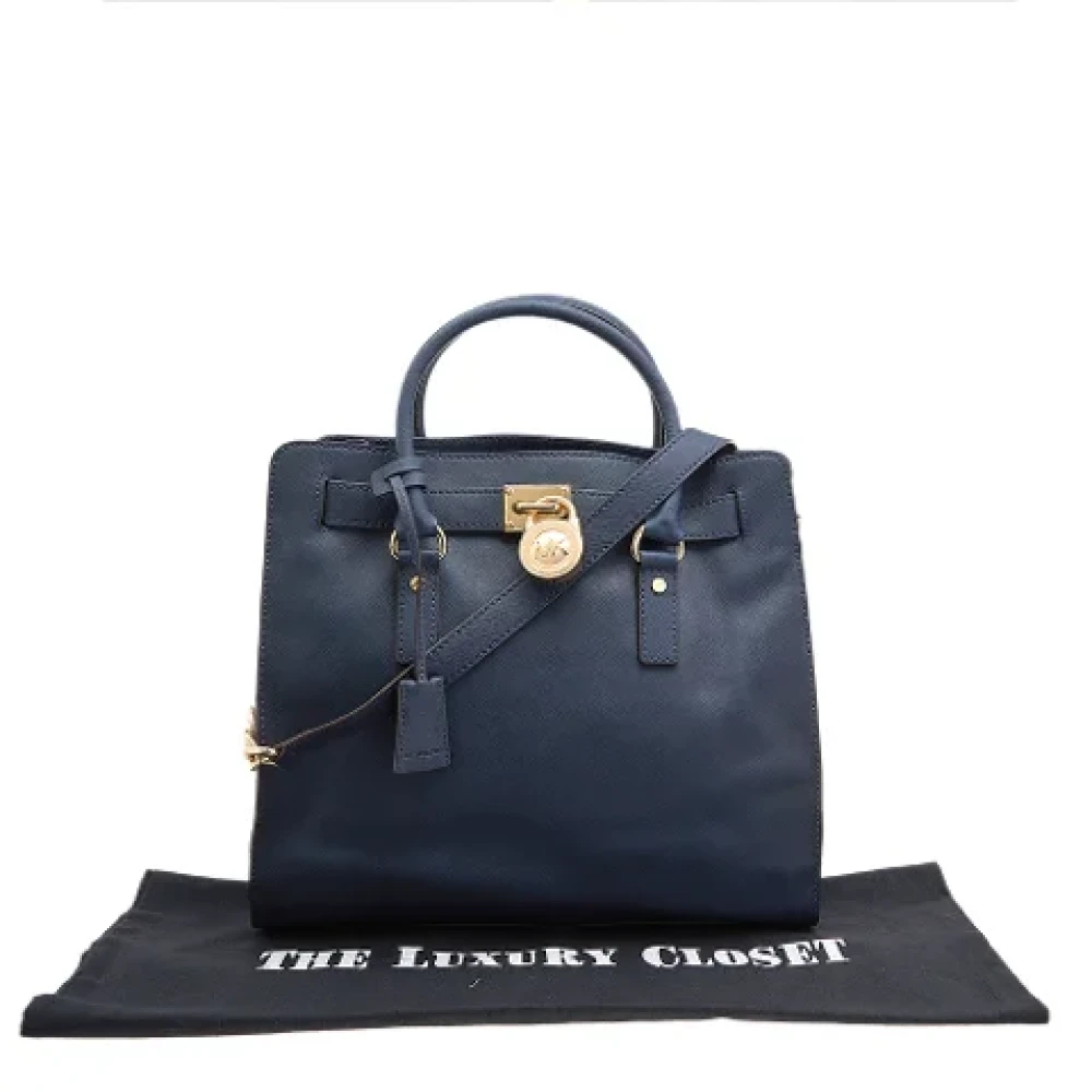 Michael Kors Pre-owned Leather totes Blue Dames