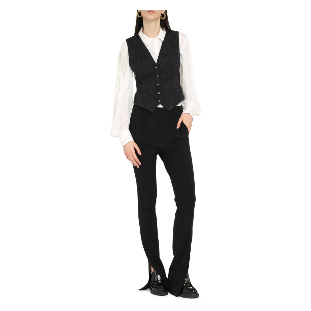 Dolce & Gabbana Stijlvolle Gilet voor Mannen Black Dames